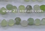 CXJ215 Top drilled 7*7mm faceted teardrop New jade beads