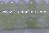 CXJ220 15.5 inches 10mm faceted round New jade beads wholesale