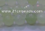 CXJ221 15.5 inches 12mm faceted round New jade beads wholesale