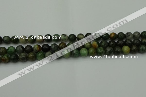 CXJ402 15.5 inches 8mm round Xinjiang jade beads wholesale