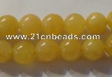 CYJ253 15.5 inches 10mm round yellow jade beads wholesale