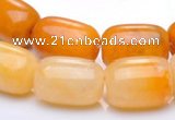 CYJ36 10*14mm egg-shaped yellow jade gemstone beads Wholesale