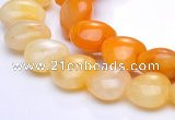 CYJ37 16 inch 12*12mm heart yellow jade gemstone beads Wholesale