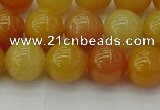 CYJ623 15.5 inches 10mm round yellow jade beads wholesale