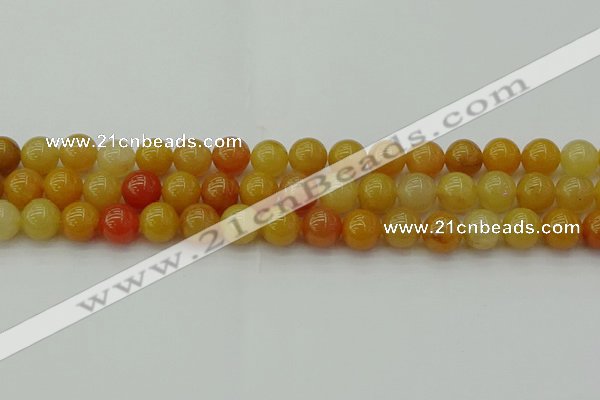 CYJ623 15.5 inches 10mm round yellow jade beads wholesale