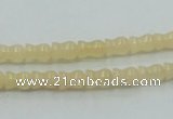 CYJ63 15.5 inches 6*7mm vase-shaped yellow jade gemstone beads wholesale