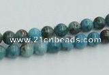 CYQ51 15.5 inches 6mm round dyed pyrite quartz beads wholesale