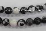 CZJ204 15.5 inches 10mm round black & white zebra jasper beads