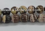CZJ251 15.5 inches 10mm round zebra jasper beads wholesale