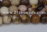CZJ271 15.5 inches 6mm round zebra jasper beads wholesale