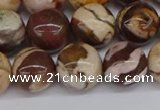 CZJ272 15.5 inches 8mm round zebra jasper beads wholesale