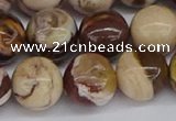 CZJ273 15.5 inches 10mm round zebra jasper beads wholesale