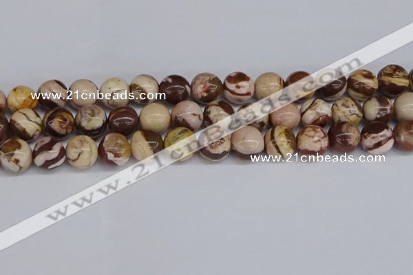 CZJ273 15.5 inches 10mm round zebra jasper beads wholesale