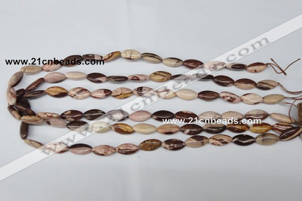 CZJ353 15.5 inches 8*16mm marquise zebra jasper beads wholesale