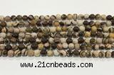 CZJ420 15.5 inches 4mm round Australian zebra jasper beads wholesale