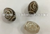 DZI303 10*14mm drum tibetan agate dzi beads wholesale