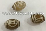 DZI307 10*14mm drum tibetan agate dzi beads wholesale
