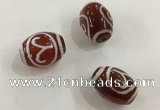 DZI315 10*14mm drum tibetan agate dzi beads wholesale