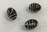 DZI349 10*14mm drum tibetan agate dzi beads wholesale