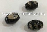 DZI353 10*14mm drum tibetan agate dzi beads wholesale