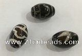 DZI359 10*14mm drum tibetan agate dzi beads wholesale