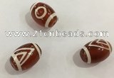 DZI365 10*14mm drum tibetan agate dzi beads wholesale