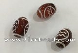 DZI381 10*14mm drum tibetan agate dzi beads wholesale