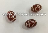 DZI391 10*14mm drum tibetan agate dzi beads wholesale