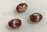 DZI393 10*14mm drum tibetan agate dzi beads wholesale