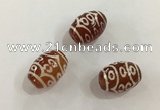 DZI394 10*14mm drum tibetan agate dzi beads wholesale