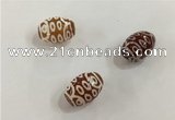 DZI396 10*14mm drum tibetan agate dzi beads wholesale