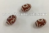 DZI400 10*14mm drum tibetan agate dzi beads wholesale