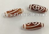 DZI423 10*28mm drum tibetan agate dzi beads wholesale