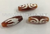 DZI424 10*28mm drum tibetan agate dzi beads wholesale