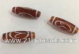 DZI431 10*30mm drum tibetan agate dzi beads wholesale