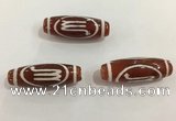 DZI438 10*30mm drum tibetan agate dzi beads wholesale