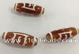 DZI448 10*30mm drum tibetan agate dzi beads wholesale