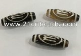 DZI456 10*30mm drum tibetan agate dzi beads wholesale