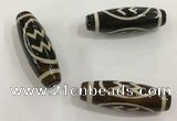 DZI462 10*30mm drum tibetan agate dzi beads wholesale