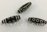 DZI471 10*30mm drum tibetan agate dzi beads wholesale