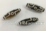 DZI475 10*30mm drum tibetan agate dzi beads wholesale