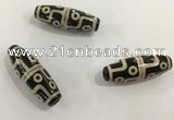 DZI476 10*30mm drum tibetan agate dzi beads wholesale