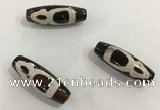 DZI478 10*30mm drum tibetan agate dzi beads wholesale