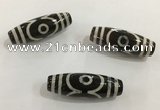 DZI487 10*30mm drum tibetan agate dzi beads wholesale