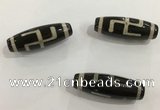 DZI489 10*30mm drum tibetan agate dzi beads wholesale