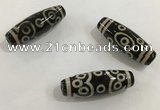 DZI490 10*30mm drum tibetan agate dzi beads wholesale