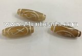 DZI500 10*30mm drum tibetan agate dzi beads wholesale