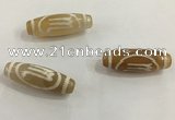 DZI502 10*30mm drum tibetan agate dzi beads wholesale