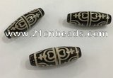 DZI511 10*30mm drum tibetan agate dzi beads wholesale