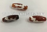 DZI523 10*30mm drum tibetan agate dzi beads wholesale